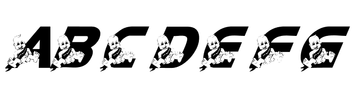 AL Baby New Year AH  Free Fonts Download