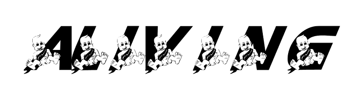 AL Baby New Year AH  Free Fonts Download