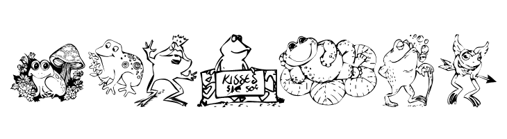 KR Frogs for Jennifer  Free Fonts Download