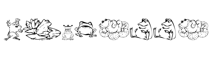 KR Frogs for Jennifer  Free Fonts Download