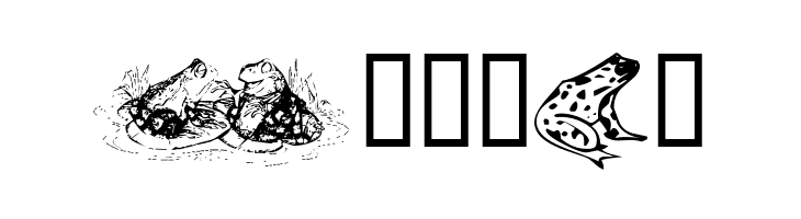 KR Frogs for Jennifer  Free Fonts Download
