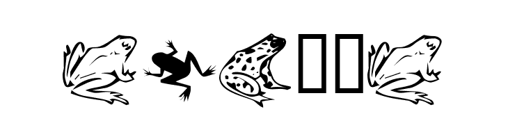 KR Frogs for Jennifer  Free Fonts Download