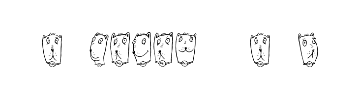 Claudio the Cat Regular  Free Fonts Download