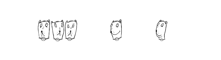 Claudio the Cat Regular  Free Fonts Download