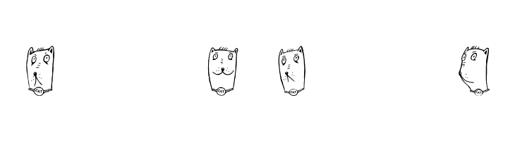 Claudio the Cat Regular  Free Fonts Download