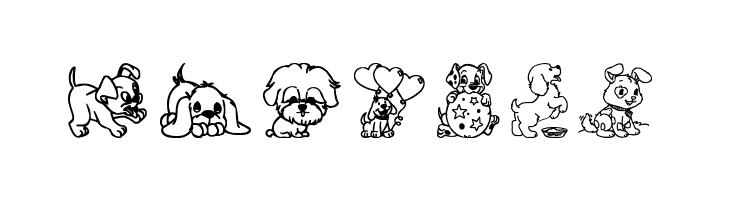 Pupies  Free Fonts Download