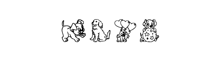 Pupies  Free Fonts Download