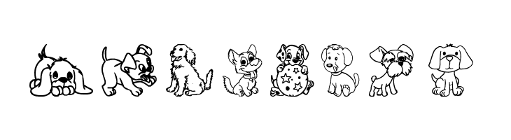 Pupies  Free Fonts Download