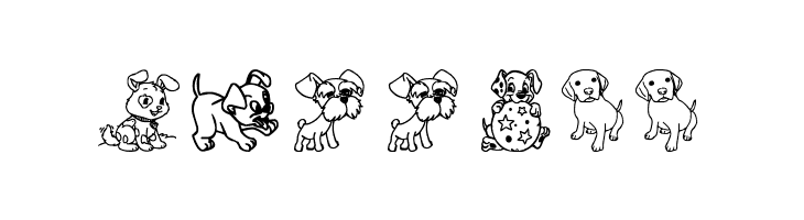 Pupies  Free Fonts Download