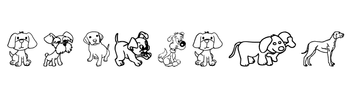 Pupies  Free Fonts Download