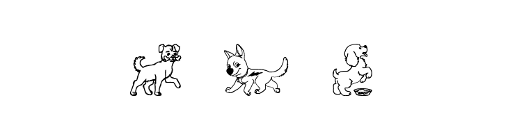 Pupies  Free Fonts Download