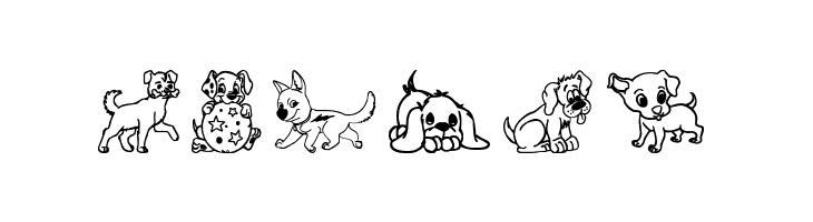 Pupies  Free Fonts Download