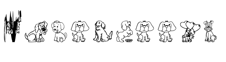 Pupies  Free Fonts Download