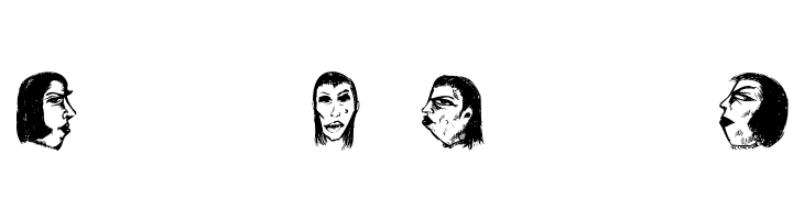 Women Heads Regular  Free Fonts Download