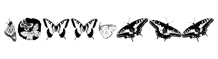 Butterflies by Darrian  Free Fonts Download