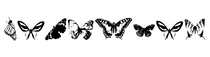 Butterflies by Darrian  Free Fonts Download