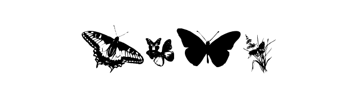 Butterflies by Darrian  Free Fonts Download
