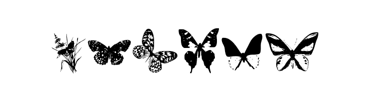 Butterflies by Darrian  Free Fonts Download