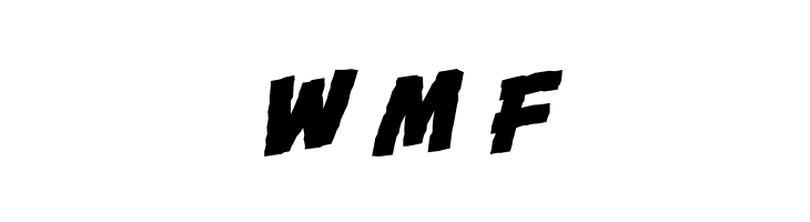 OneTwoPunchBB-Italic  Free Fonts Download