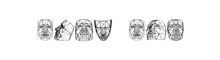 Masks 3D Regular  Free Fonts Download