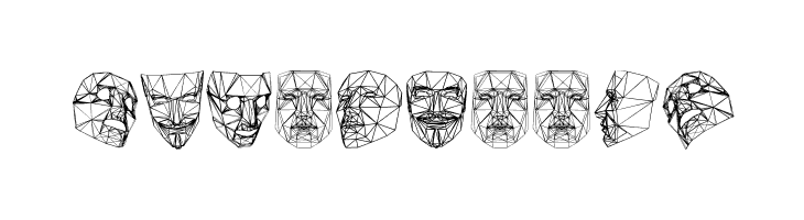 Masks 3D Regular  Free Fonts Download