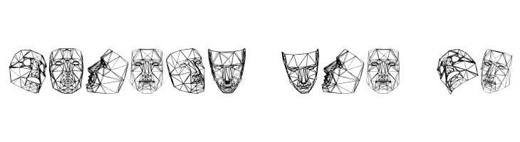 Masks 3D Regular  Free Fonts Download