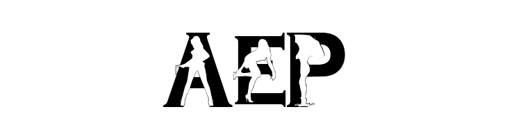 Alpha Silouettes 3    Free Fonts Download