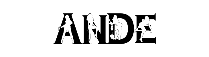 Alpha Silouettes 3    Free Fonts Download