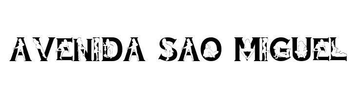 Alpha Silouettes 3    Free Fonts Download