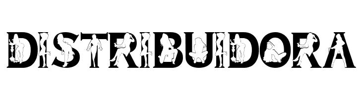 Alpha Silouettes 3    Free Fonts Download