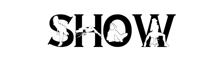 Alpha Silouettes 3    Free Fonts Download