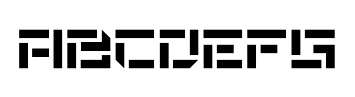 De Stencil NF  Free Fonts Download