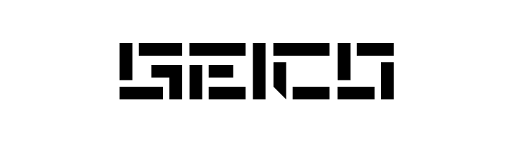 De Stencil NF  Free Fonts Download