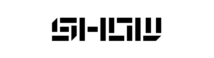 De Stencil NF  Free Fonts Download