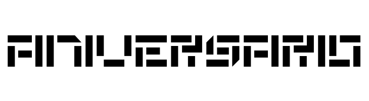 De Stencil NF  Free Fonts Download