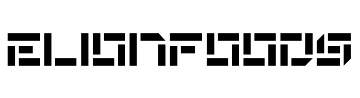 De Stencil NF  Free Fonts Download