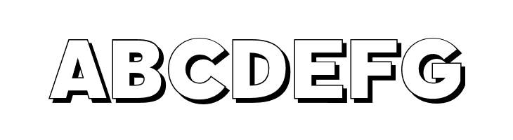 QebabShadowFFP  Free Fonts Download