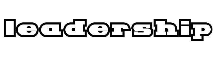 Hackney Block Outline  Free Fonts Download