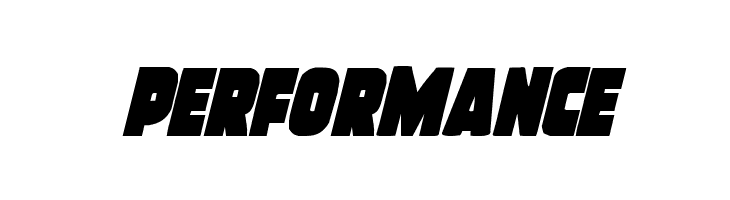 performance Frost Giant Condensed Italic Font