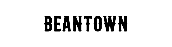 BEANTOWN Crochet Font