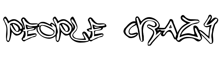 Graffiti Street Balloon  Free Fonts Download