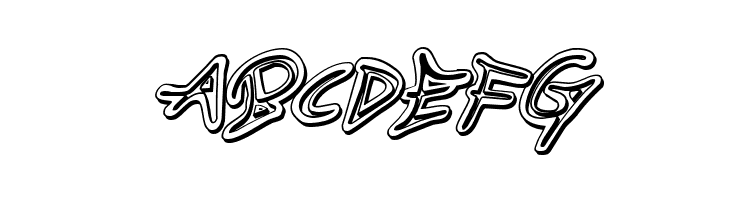 Graffiti Street 3D Italic  Free Fonts Download