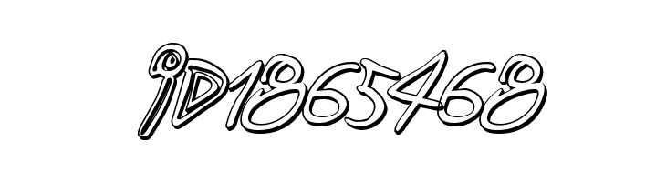 Graffiti Street 3D Italic  Free Fonts Download