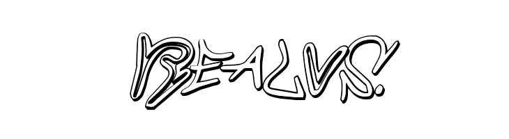 Graffiti Street 3D Italic  Free Fonts Download