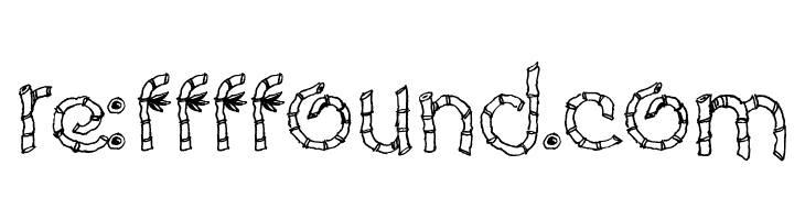 Eco Bamboo Cartoon  Free Fonts Download