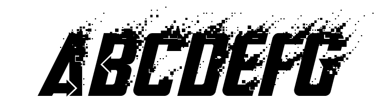 Avengero Disassembled Regular  Free Fonts Download