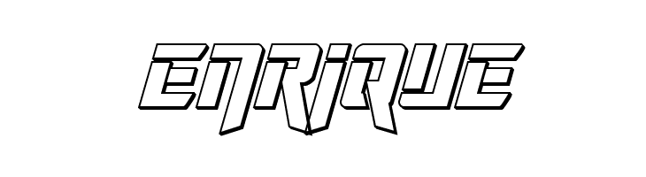 Deceptibots 3D Italic  Free Fonts Download