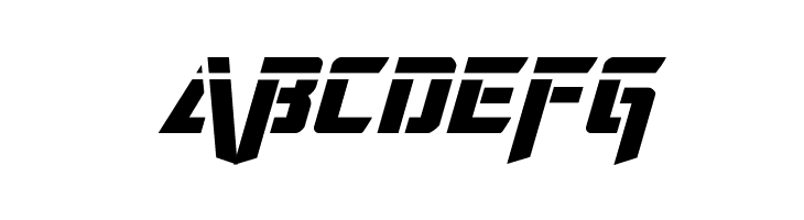 Deceptibots Laser Italic  Free Fonts Download