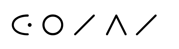 Moon Maths x  Free Fonts Download