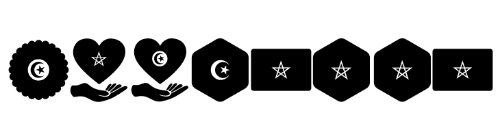 alittihad almaghribi color  Free Fonts Download